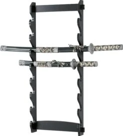 8 Tier Wall Mount Sword Display Rack