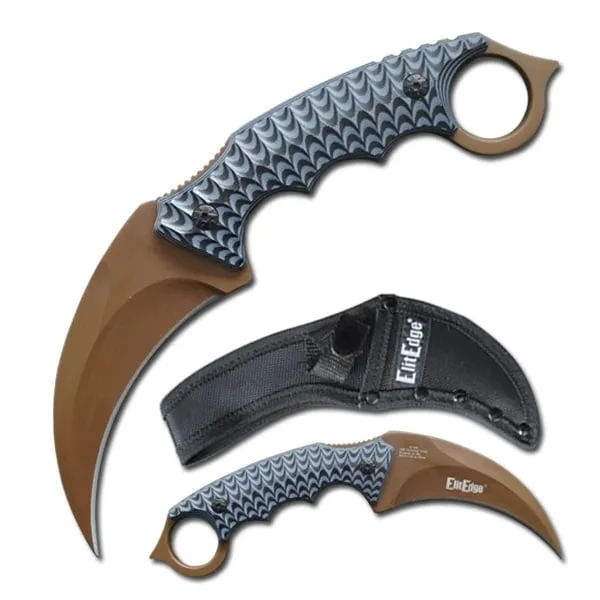 9.25 Inches Tactical Karambit Fixed Blade G-10 Handle Knife 1 9.25 Inches Tactical Karambit Fixed Blade G-10 Handle Knife