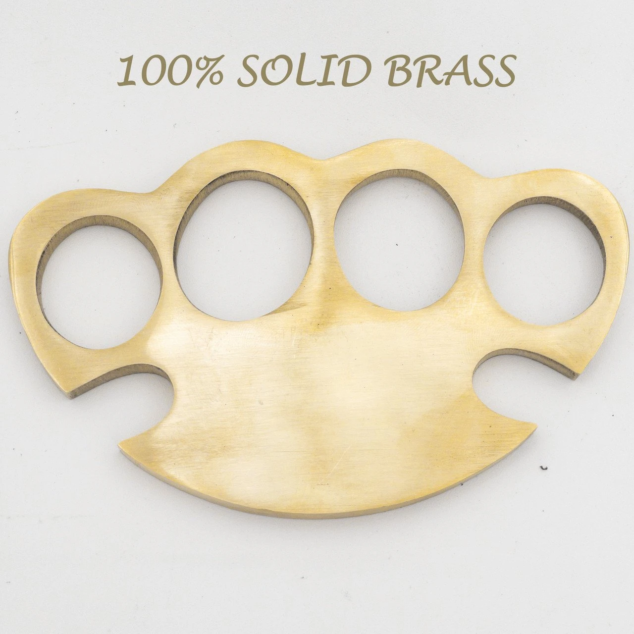 Four Finger Paperweight 100% Brass Knuckle 1 Four Finger Paperweight 100% Brass Knuckle