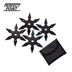Perfect Point Ninja And Martial Arts Throwing Star 4 Piece Set