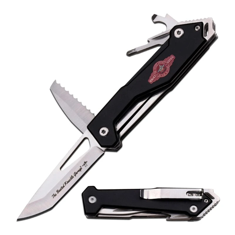 Busted Knuckle Garage Manual Folding Knife With Multi Tools 1 Busted Knuckle Garage Manual Folding Knife With Multi Tools