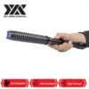 DZS LED Tactical Flash Light Stun Gun Expandable Baton 16.5" - 18.75"