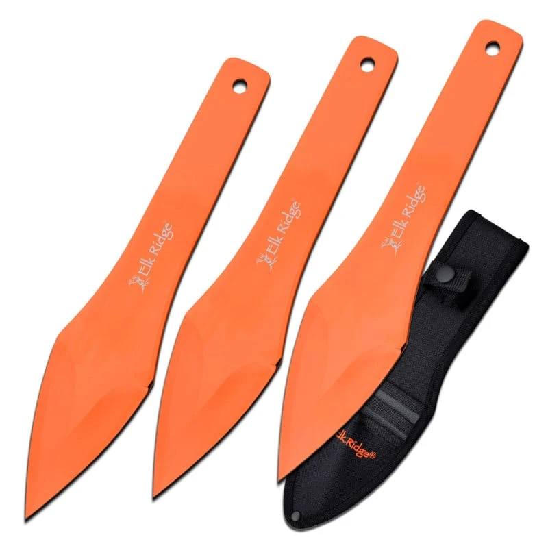 Elk Ridge 9.5 Inch Throwing Knives 3 Piece Set 1 Elk Ridge 9.5 Inch Throwing Knives 3 Piece Set