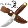 Elk Ridge Wood Handle Hunting Knife