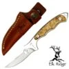 Elk Ridge Fixed Blade Knife - Maplewood Handle