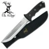Elk Ridge 12.5 Inch Full Tang Hunting Knife With Nylon Sheath