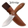 Elk Ridge Fixed Blade Full Tang Hunting Knife Red Wood Handle