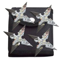 4 PC Dragon Shuriken Throwing Ninja Stars