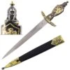 Lion Crusader Dagger With Scabbard