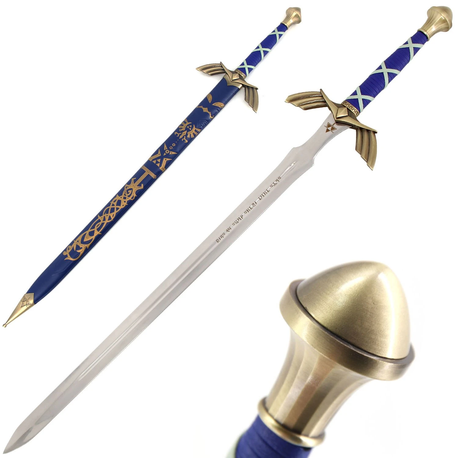 Fantasy Zelda Link's Master Sword With Sheath High End Variant 1 Fantasy Zelda Link's Master Sword With Sheath High End Variant