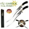 Elf Warrior Swords With Plaque