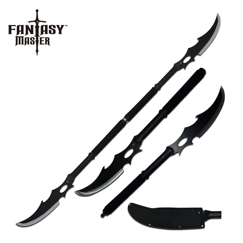Fantasy Master 27.75 Inch Overall 2 In 1 Short Sword Black Fiber Handle 1 Fantasy Master 27.75 Inch Overall 2 In 1 Short Sword Black Fiber Handle