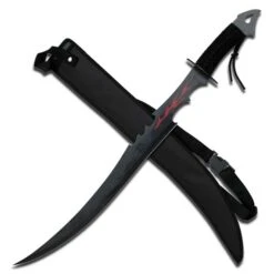 Full Tang Secret Agent Sword With Cord Wrapped Round Handle