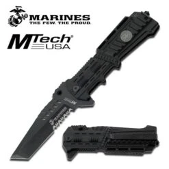 US Marines Tactical Assisted Opening Folder Pocket Knife