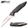 Mtech 7 Inch Manual Folding Pocket Knife Black Aluminum Handle