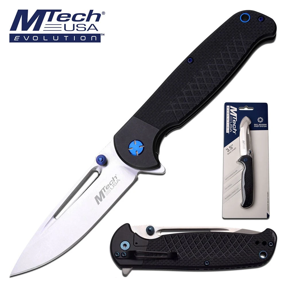 Pocket Knife By Mtech Knives 8.25 Inch Folding Knife In Clamshell 1 Pocket Knife By Mtech Knives 8.25 Inch Folding Knife In Clamshell
