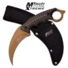 Mtech USa Xtreme Fixed Blade Karambit Knife Green Titanium