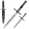 2 Piece Egyptian Mummy Short Sword Dagger Set With Sheath