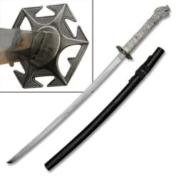 41 Inch Third Generation Highlander Dragon Sword - Carbon Steel