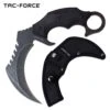 Tac Force Karambit Knife Black Handle Fixed Blade Knife