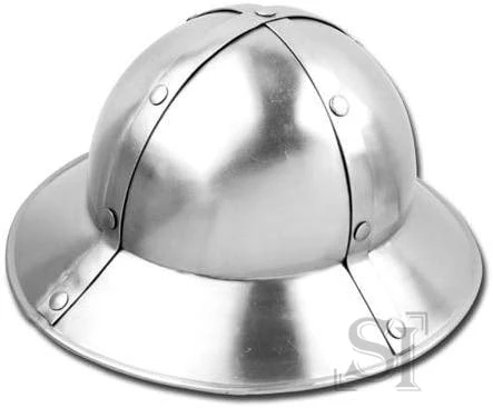 Functional Medieval Kettle Hat XIII Century Crusader Knight Infantry Helmet 16G 1 Functional Medieval Kettle Hat XIII Century Crusader Knight Infantry Helmet 16G